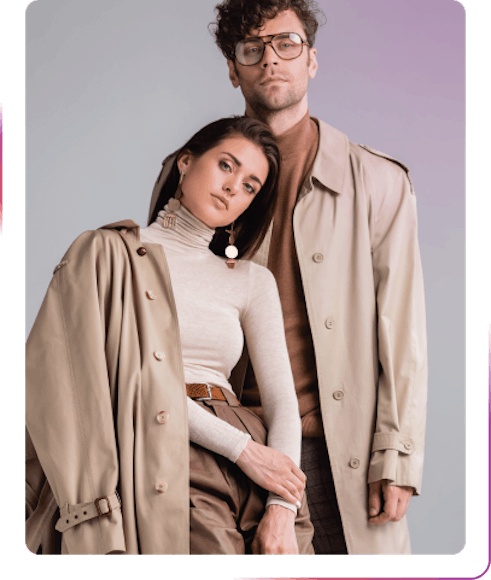 young fashion couple